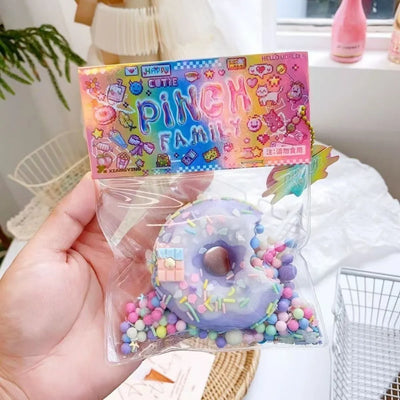 Taba Squishy Cake Doughnut Stress Relief Toy, Extra Large Sensory Fidget Toys for Kids Adults Anxiety Relaxation Squeeze Gift by Smarsty