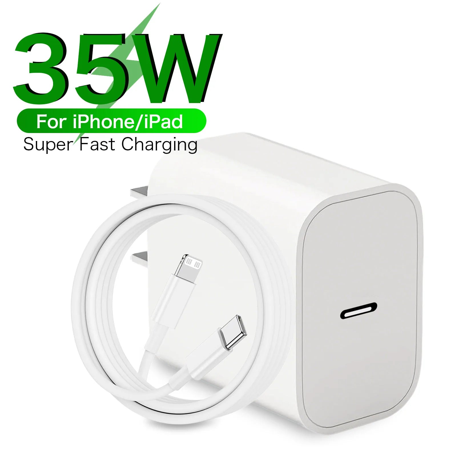35W Fast Charger For iPhone USB C To Lightning Cable - Smarsty