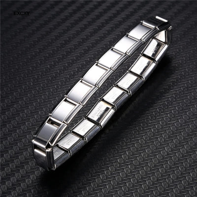 9mm Stainless Steel Bracelet Unisex Daily Wear Charm - Smarsty