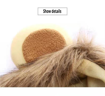 Lion Mane Wig Hat for Dogs and Cats - Smarsty