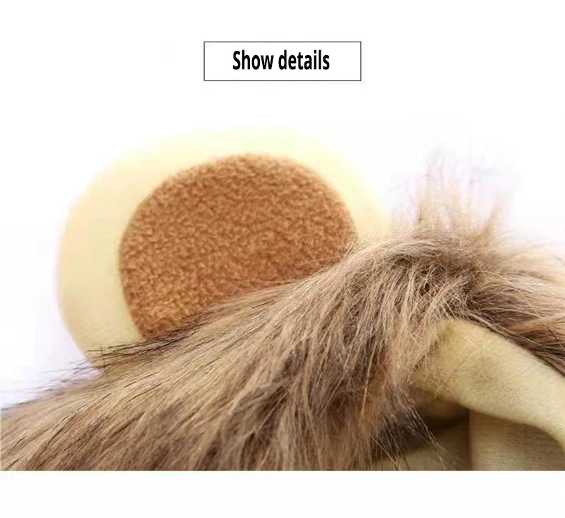 Lion Mane Wig Hat for Dogs and Cats - Smarsty