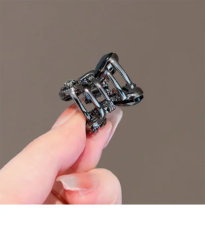 Korean Alloy Rhinestone Hair Claw For Women Elegant - Smarsty