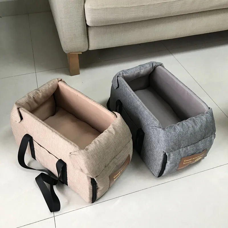 Portable Dog Car Seat Bed for Safe Travel - Smarsty