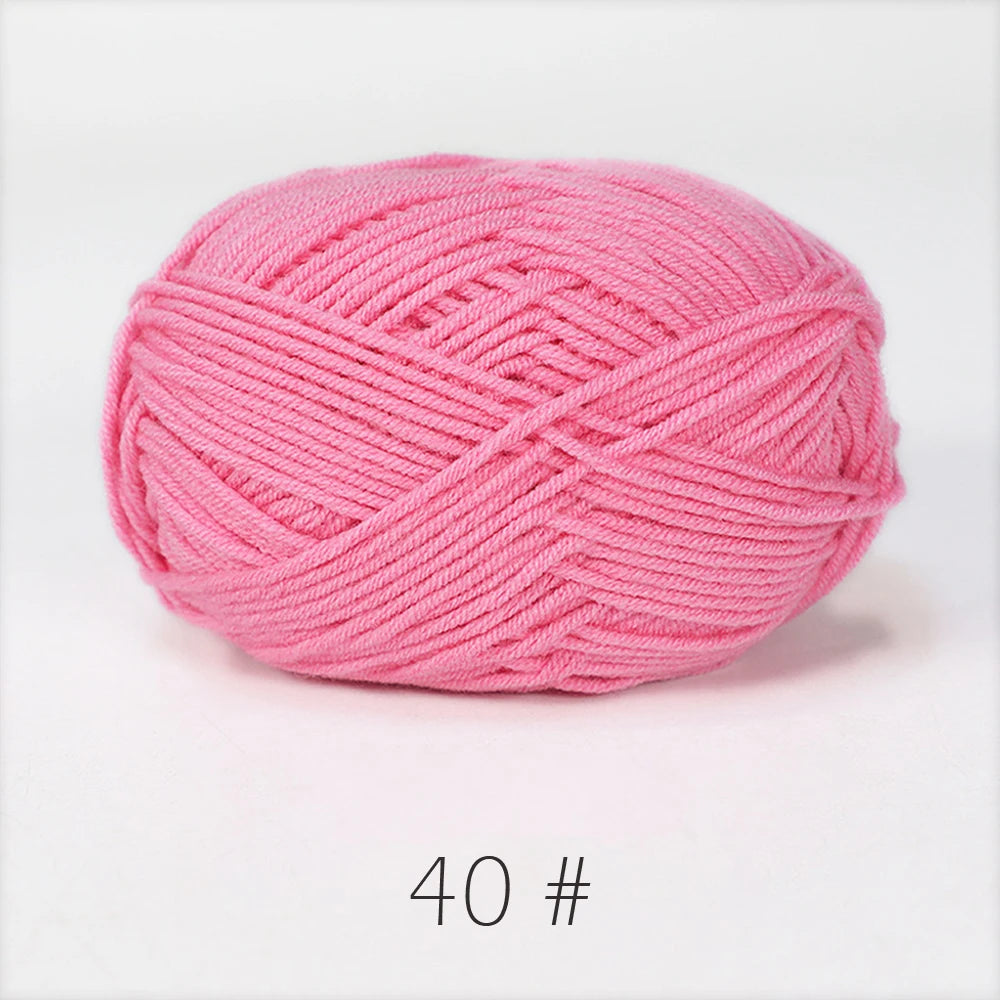 Soft Milk Cotton Yarn for Hand Knitting Projects - Smarsty