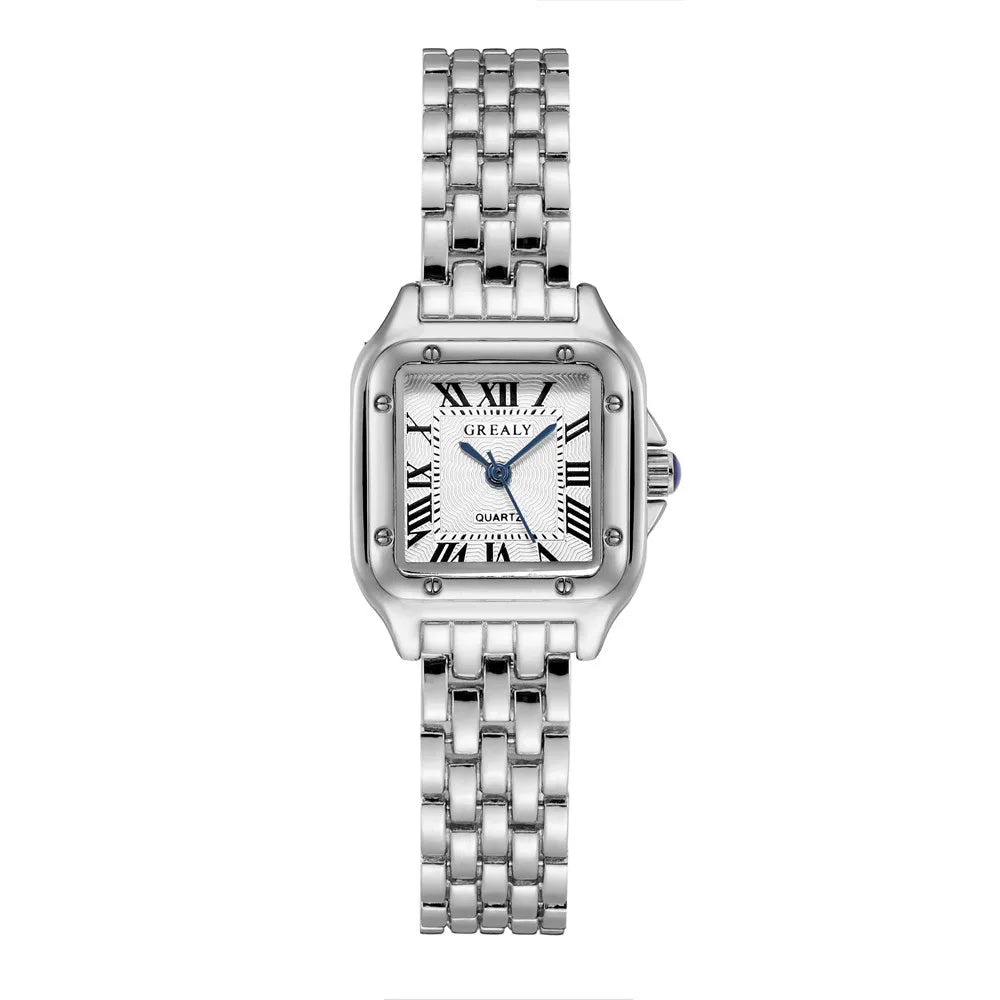 Square Alloy Women Quartz Watch for Casual Style - Smarsty