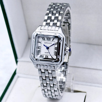 Light Luxury Gold Stainless Steel Women's Quartz Watch - Smarsty