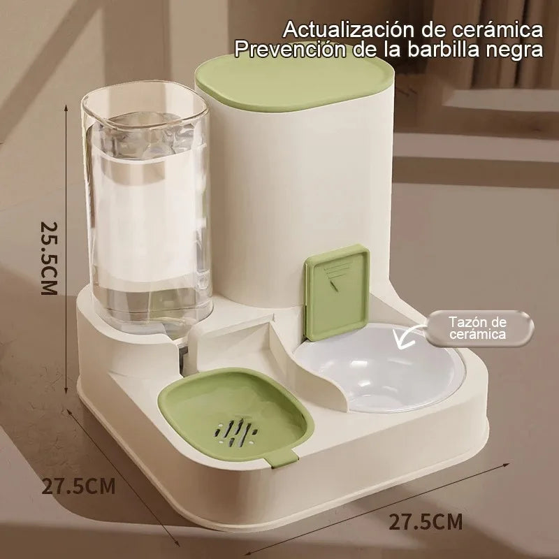 Automatic Cat Feeder with Water Dispenser Large Capacity - Smarsty