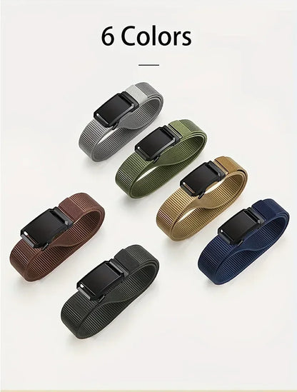 Canvas Tactical Belt For Men With Automatic Buckle - Smarsty