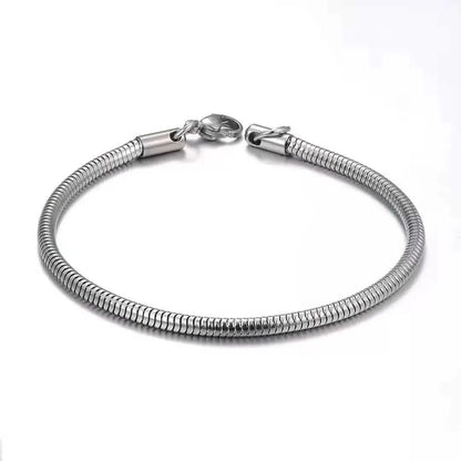 Trendy Stainless Steel Cuban Chain Bracelet for Men - Smarsty