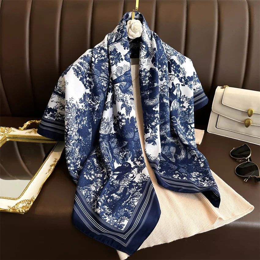 Luxury Women's Spring Scarf Soft Polyester Shawl - Smarsty