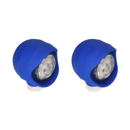 2pcs PVC LED Shoe Lights Charms Accessories for Night Rides, Walks & Dog Walks,Shoes Charms, 3 Lighting Modes