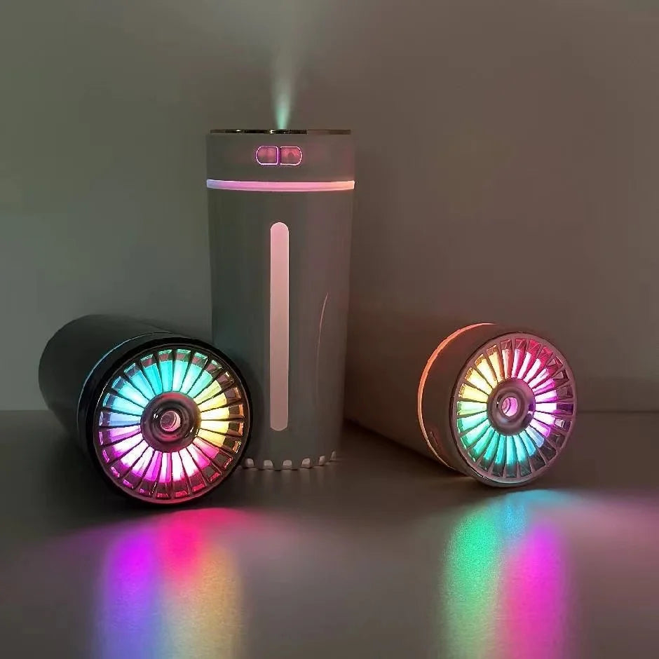 Portable Wireless Car Humidifier with RGB Lights - Smarsty
