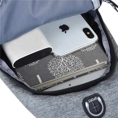 Waterproof Oxford Chest Bag For Men Korean Style Messenger - Smarsty