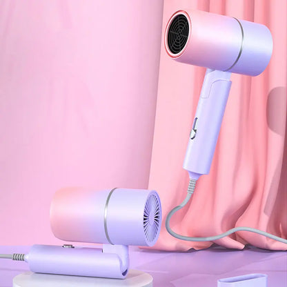 Mini Folding Hairdryer 750W with Travel Bag for Hair Care - Smarsty
