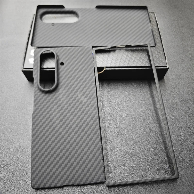Aramid Magnetic Case For Z Fold 7 Carbon Fiber MagSafe - Smarsty