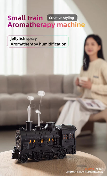 Ship Train Shape Ultrasonic Humidifier With Colorful Lights - Smarsty