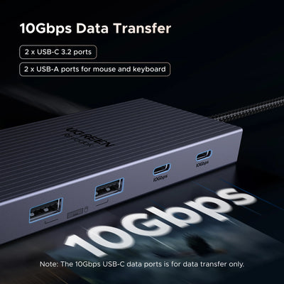 TwelveInOne USB C Hub Dual HDMI 4K120Hz Docking Station Pro - Smarsty