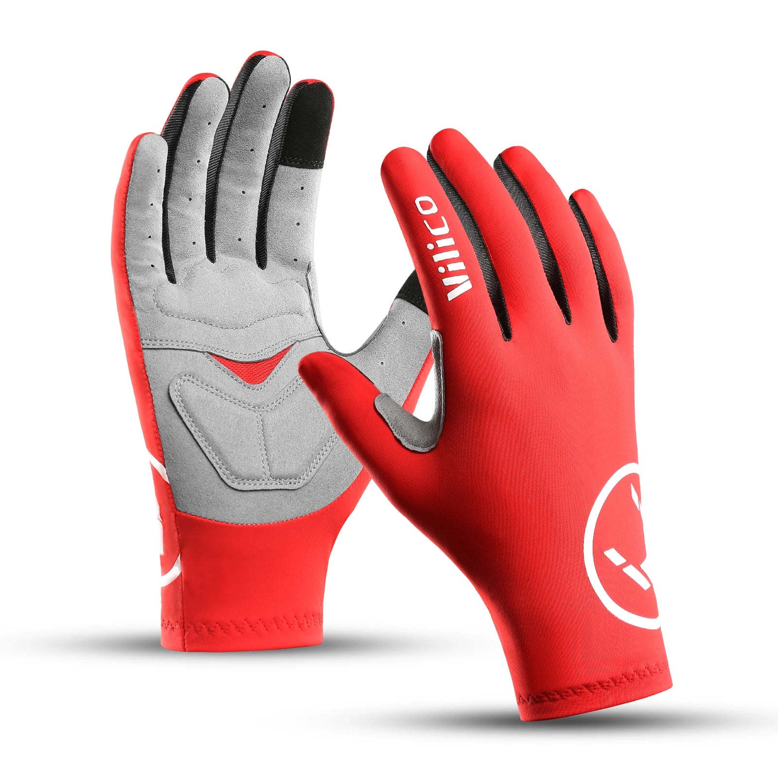 Summer Men Gloves Ice Silk Non-slip Sun Driving Glove Fishing Gloves Breathable Cycling Hiking Glove Full Finger Gloves