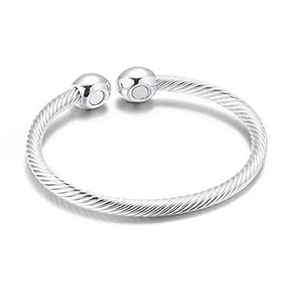 Twisted Stainless Steel Cuff Bracelet Durable Fashion Jewelry - Smarsty
