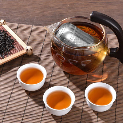 Tea Strainer Stainless Steel Tea Infuser Tea Leaves Spice Seasoning Ball Strainer Teapot Fine Mesh Coffee Filter Teaware - Smarsty