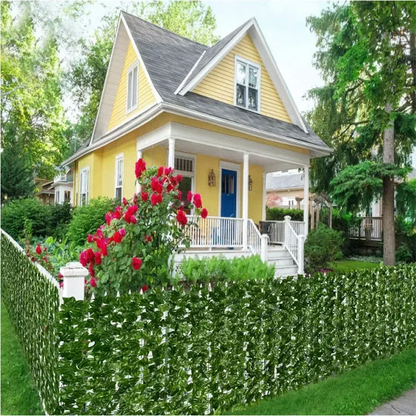 Artificial Green Leaf Fence Panels for Outdoor Privacy - Smarsty