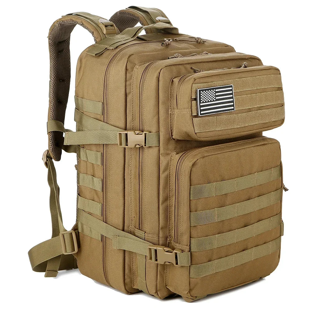 45L Tactical Backpack Molle for survival Assault Pack CCW 3 Day survival Bag Hiking Treeking Rucksack heavy duty backpack - Smarsty