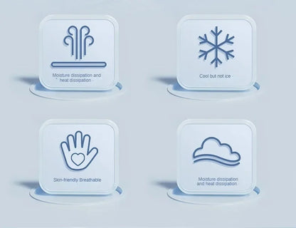 Breathable Ice Silk Car Seat Cushion Non-slip and Wear-resistant Solid Color Ice Silk Car Seat Cover, Universal Fit Most Cars