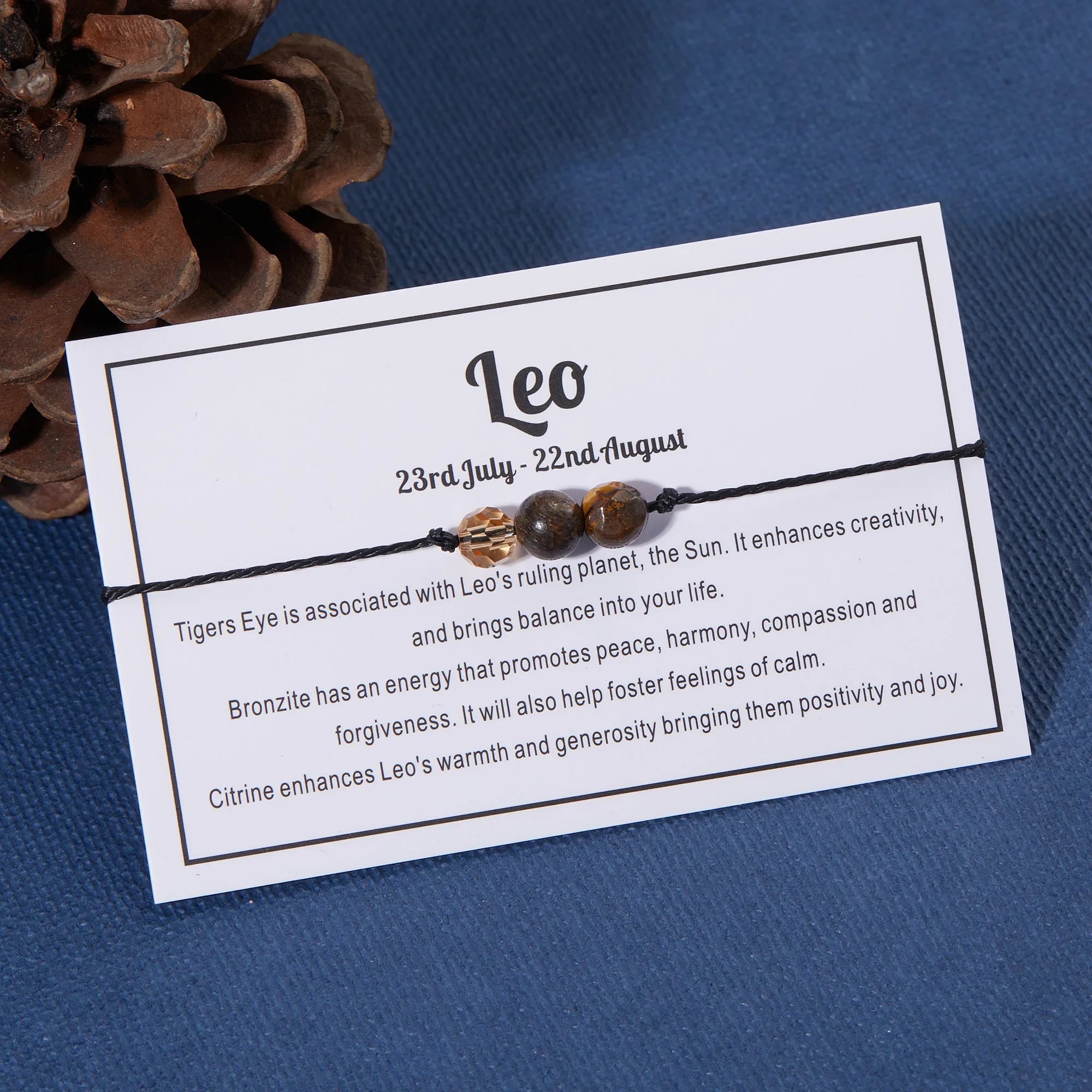 12 Constellation Natural Stone Beads Bracelets for Zodiac Signs - Smarsty