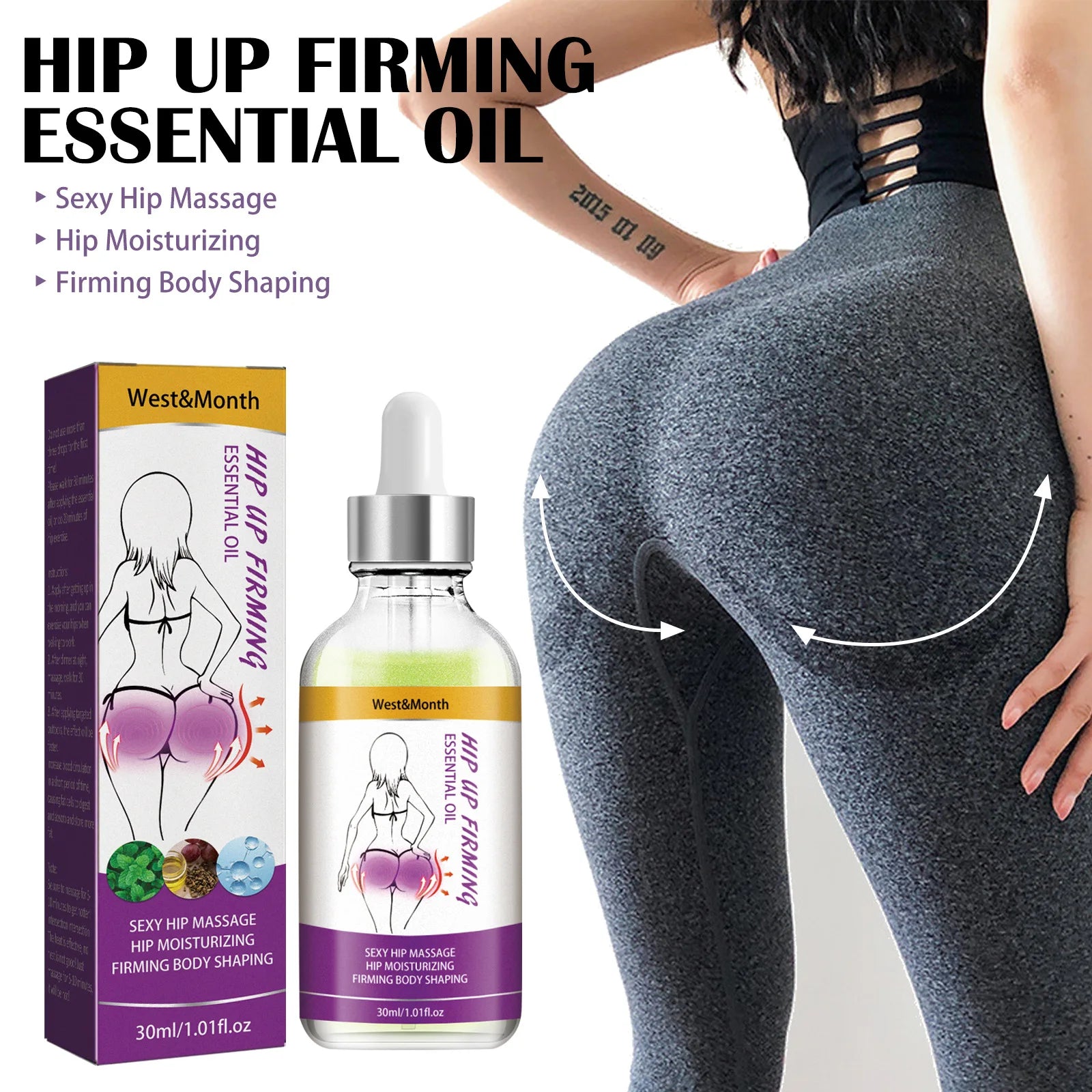 Butt Enhancement Oil for Effective Lifting and Firming - Smarsty