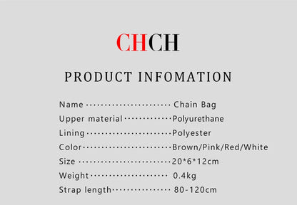 CH Ladies Chain Bag Exquisite Craftsmanship Crossbody - Smarsty