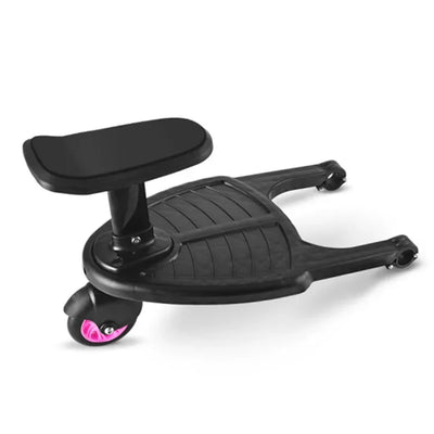 Universal Strollers Step Board Adapter with Seat Second Child Jogger Twins Scooter Baby Pram Hitchhiker Bumper by Smarsty