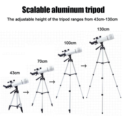 BORWOLF 70400 Professional High-definition Astronomical Telescope 333X To See The Moon and Stars Bird Watching Monocular - Smarsty