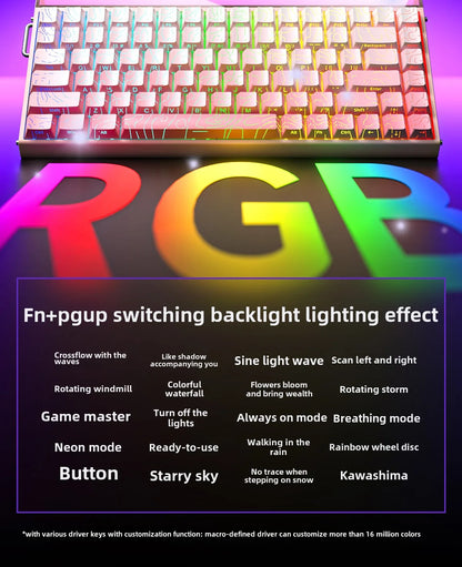 Mechanical Keyboard With Magnetic Switch RGB Gaming