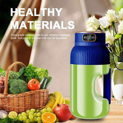1000ML Portable Juicer Blender Fruit Juicer USB Charging Lemon Orange Fruit Juicing Cup Smoothie Blender Machine Kitchen Tools - Smarsty