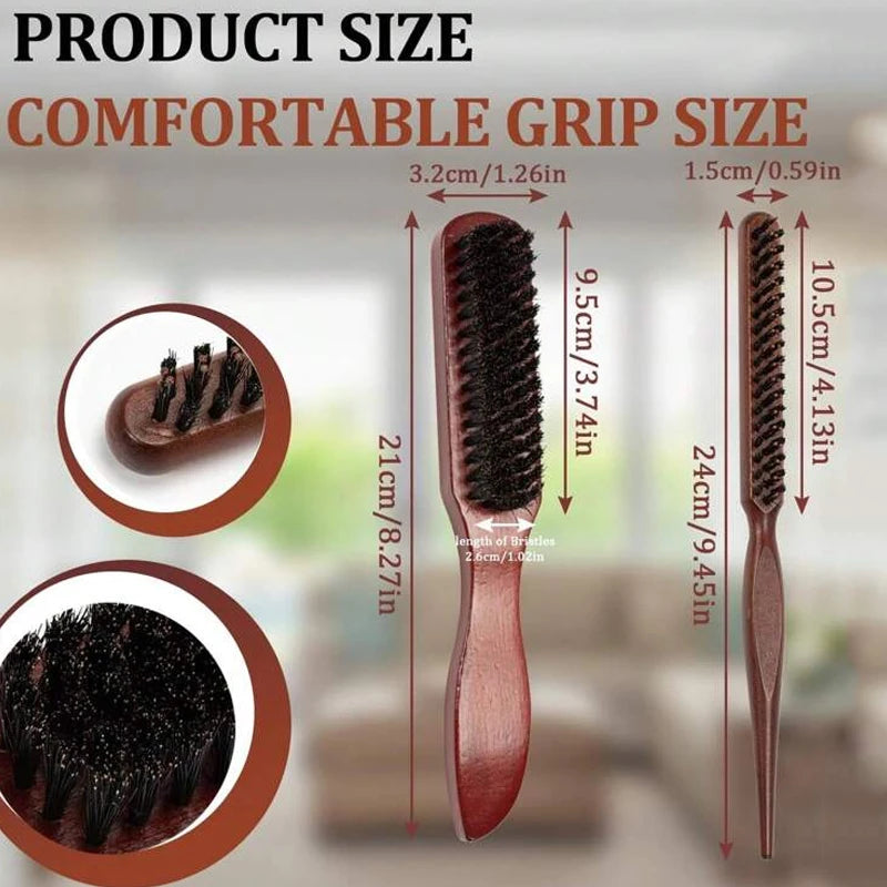 Professional Wooden Hair Brushes Set for Salon Use - Smarsty