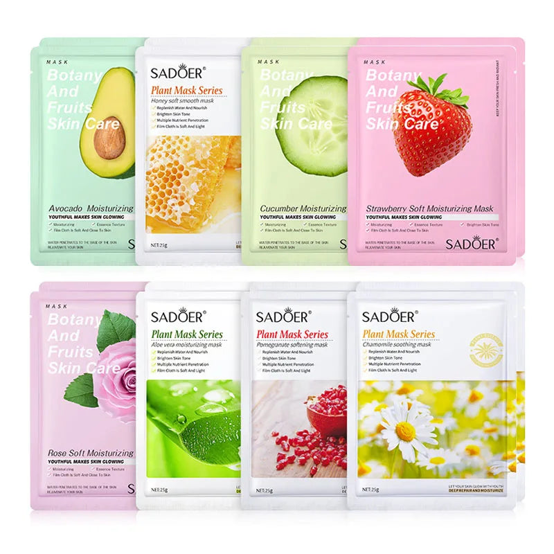 Natural Plant Face Masks for Deep Hydration and Firming - Smarsty