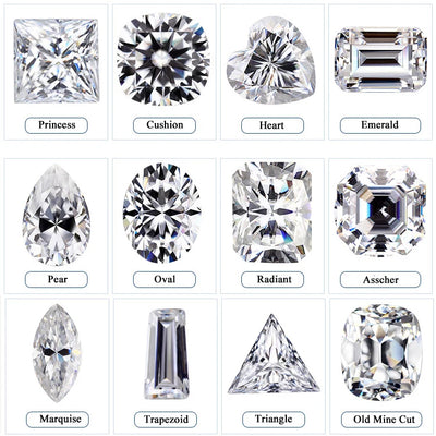 Moissanite Studs 0.5 To 2Ct Sterling Silver Screw Back - Smarsty