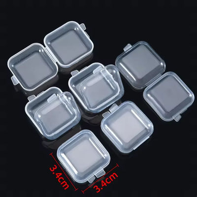 Small Plastic Storage Box for Jewelry Beads and Earring Organizer - Smarsty