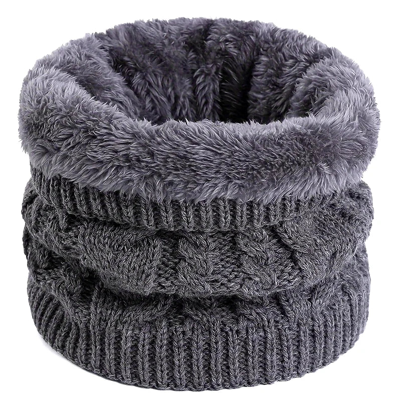 Fashion Polyester Fiber Neck Warm Scarf Suitable for Comfortable Winter Accessories for Men and Women in Cold Weather - Smarsty