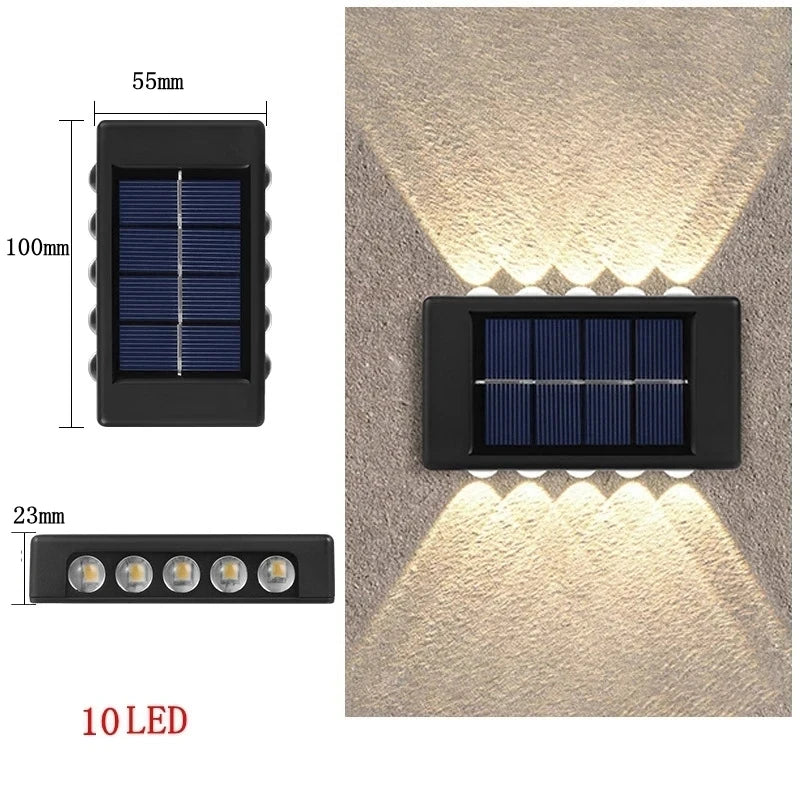Solar LED Outdoor Light with Motion Sensor Waterproof Design - Smarsty