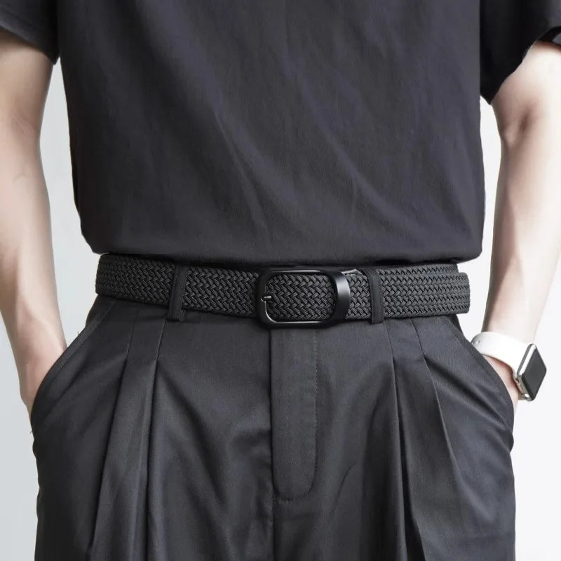 Elastic Stretch Canvas Belt for Men and Women Comfortable Fit - Smarsty