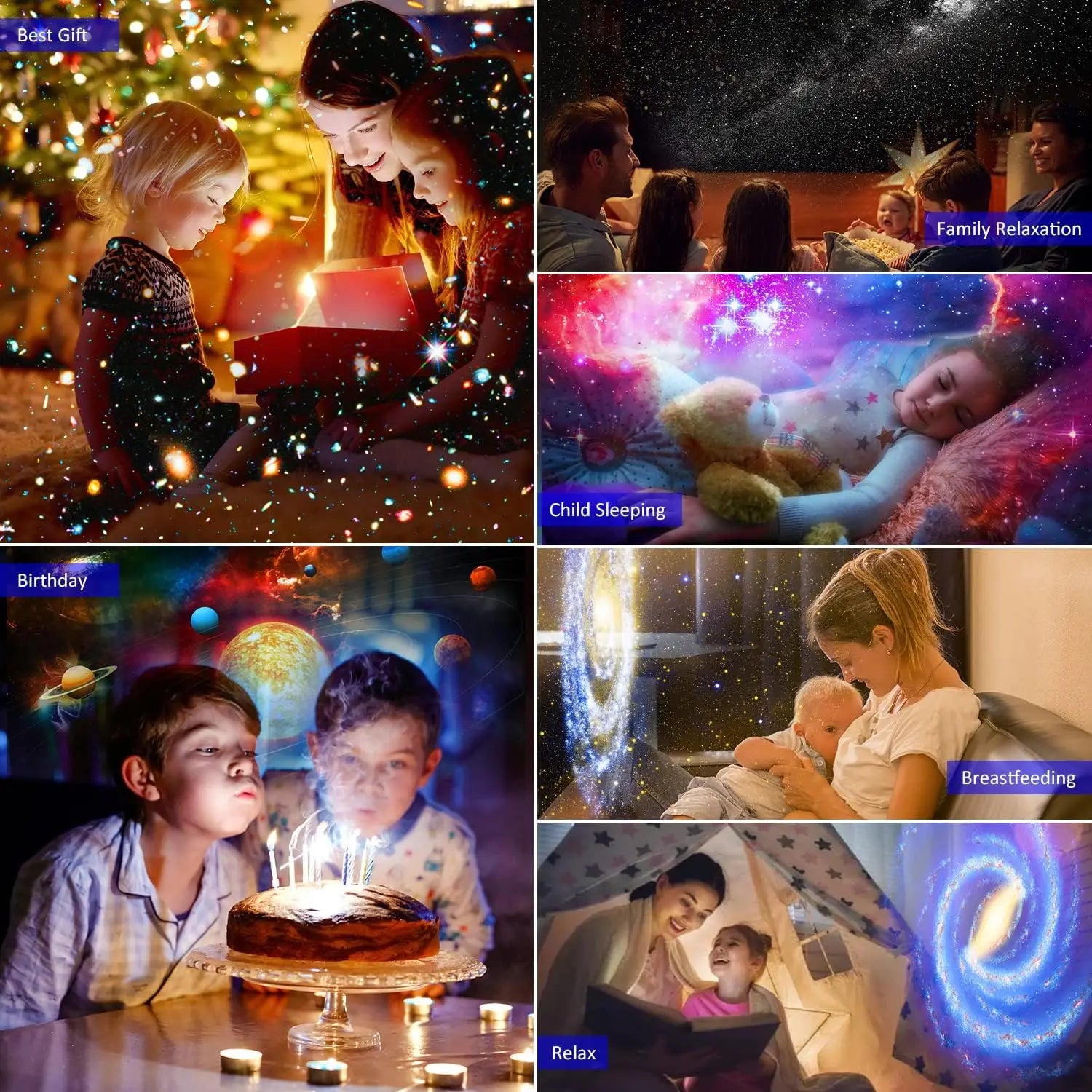 12 in 1 Star Projector Night Light for Kids - Smarsty