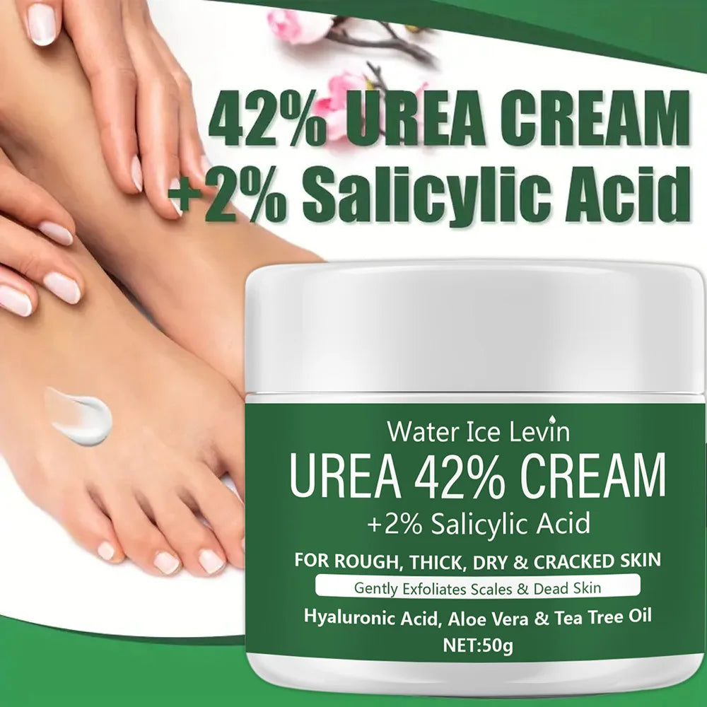 New 42% Urea Cream + 2% Salicylic acid Foot and hand Moisturizer, deep moisturizer and Nourishing moisturizer - Smarsty