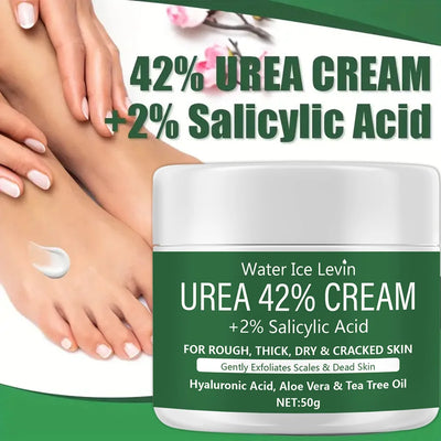 New 42% Urea Cream + 2% Salicylic acid Foot and hand Moisturizer, deep moisturizer and Nourishing moisturizer - Smarsty