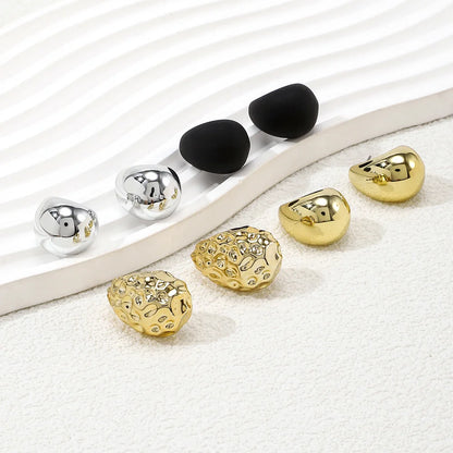 Vintage Acrylic Water Drop Stud Earrings for Elegant Style - Smarsty