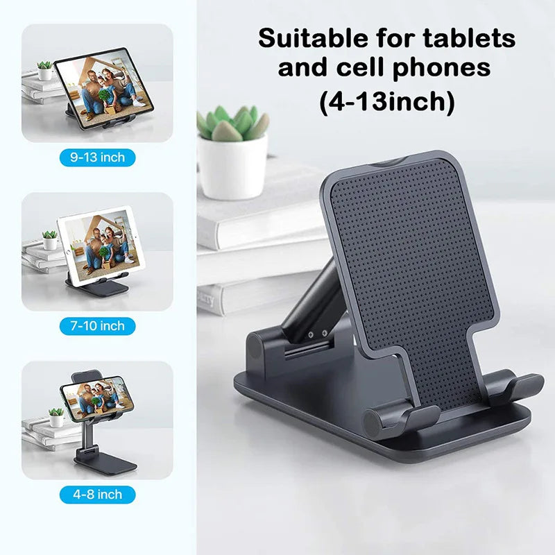 Foldable ABS Phone Stand for Desktop and Tablet Holder - Smarsty