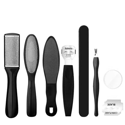 8 Piece Foot Exfoliating Rasp Set for Smooth Heels - Smarsty
