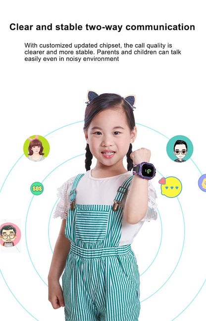 4G Kids Smart Watch With SOS Call And Waterproof Design - Smarsty