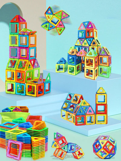 Magnetic Building Blocks DIY Magnets Toys medium size STEM Toys Construction Toys Learning Educational Magnet Toys - Smarsty