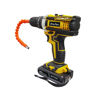 Multifunctional 21V rechargeable impact drill lithium battery cross-border flashlight gun drill electric screwdriver electric dr